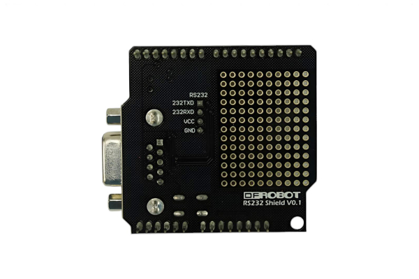 RS232 Shield for Arduino, DB9, 5V, Mode Switch, LED