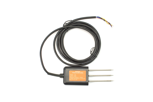 Soil Temperature and Moisture Sensor RS485 MODBUS RTU, IP68, 5-30V, for Arduino