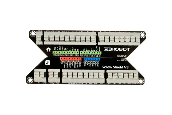 Arduino Screwless Terminal Shield, Modular, Stackable, Easy Connect