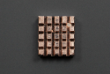 Pure Copper Heatsink, Self-Adhesive, 13.2x12.1mm, for SBCs
