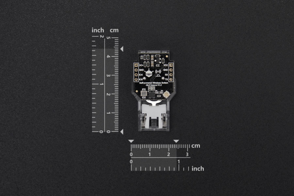 Wireless Switch (BLE Beacon), Self-powered, No Battery, 100k Presses