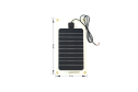 Solar Panel, Semi Flexible Monocrystalline, 21% Efficiency, Waterproof