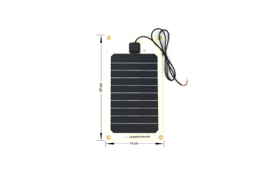 Solar Panel, Semi Flexible Monocrystalline, 21% Efficiency, Waterproof
