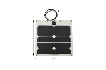 Solar Panel 5V 2A Semi Flexible, 21% Efficiency, Waterproof, 10W