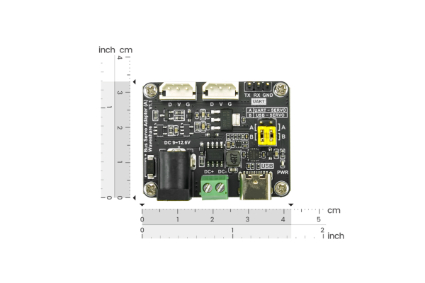 Serial Bus Servo Driver Board (9~12.6V DC, Control up to 253 Servos)