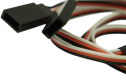 Servo Y Extension Cable 500mm, Gold Contacts, JR Connectors