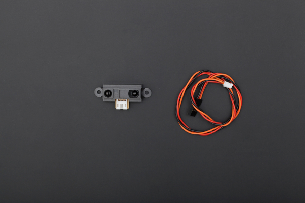 IR Distance Sensor Sharp GP2Y0A21, 10-80cm, For Arduino