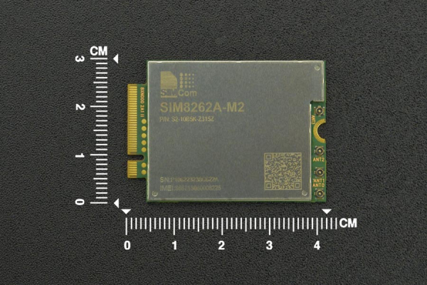 5G Communication Module SIM8262A-M2, 3.0Gbps, GNSS, M.2, USB3.1