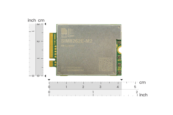 5G Communication Module SIM8262E-M2, 3.0Gbps, GNSS, M.2, USB3.1