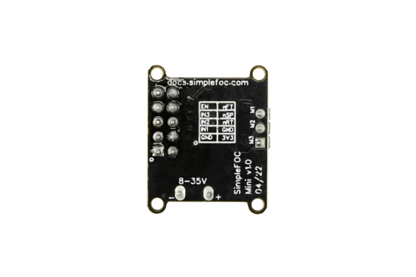 SimpleFOCmini Brushless DC Motor Driver Board