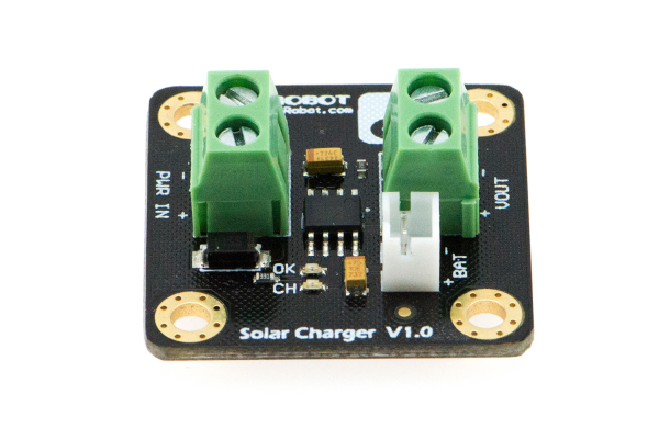 Solar Lipo Charger, 3.7V, 500mA, Reverse Polarity Protection