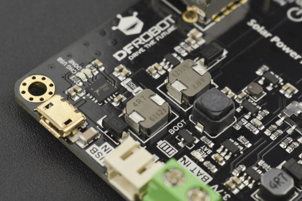 Solar Power Manager, MPPT, 2A Charge, 3.3V/5V/9V/12V Outputs