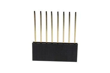 Stackable Header (Extended) - 8 Pin, 0.1" Spacing, 14.5mm Pins