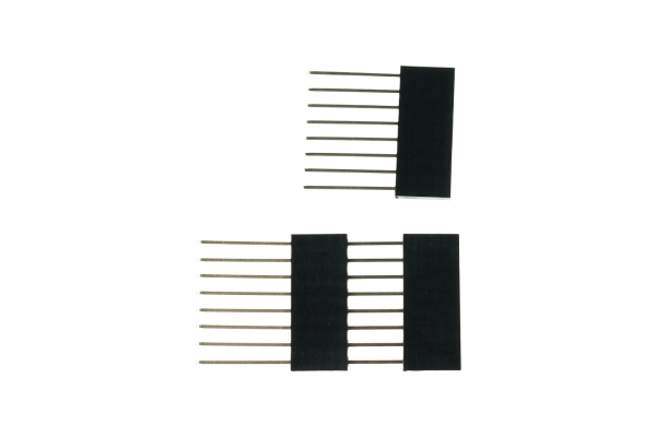 Stackable Header (Extended) - 8 Pin, 0.1" Spacing, 14.5mm Pins