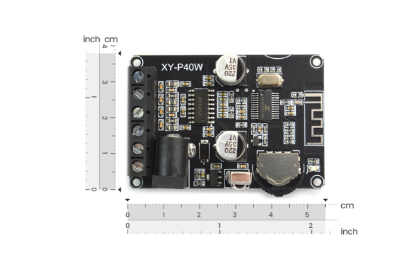 Bluetooth Amplifier Board, Stereo, Bluetooth 5.0, 40W*2, 5-24V