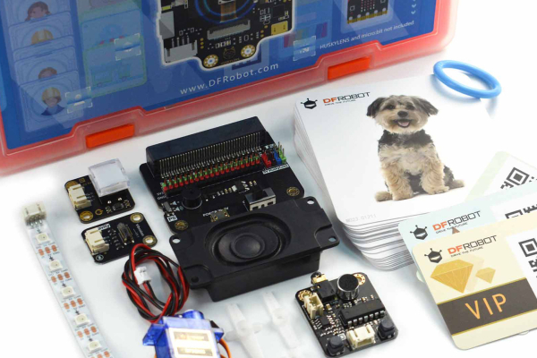 HUSKYLENS Study Pack for micro:bit, AI Vision, 28 Cards, 7 Modules