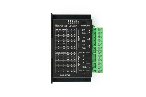 TB6600 stepmotor-driver, 9-42V, 4A, mikrotrin