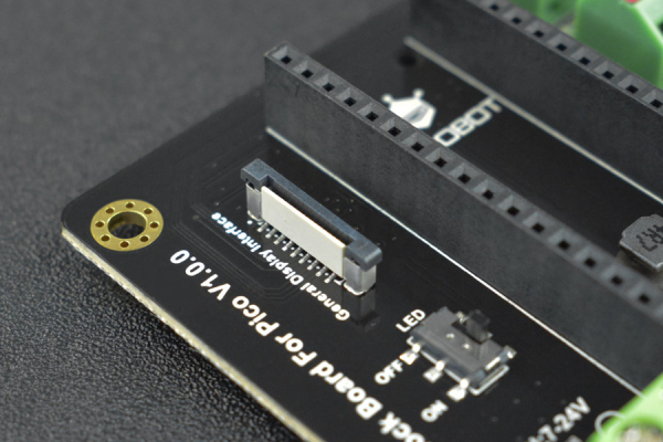 Terminal Block Board, Raspberry Pi Pico, 7-24V, GDI, LED Indicators