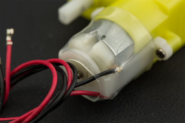 Geared Motor TT, 160rpm 6v, L Shape, with Back Shaft