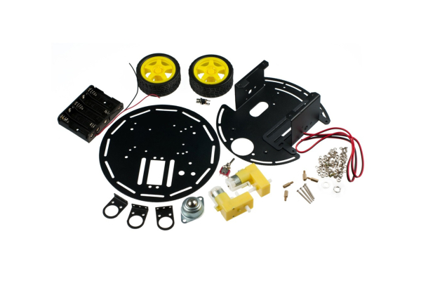 2WD Mobile Robot Platform Turtle, Aluminum, Differential Drive