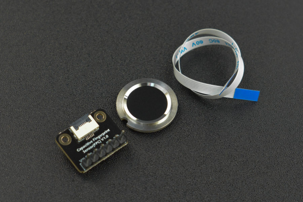Capacitive Fingerprint Sensor UART 360° Self-Learning 3.3V 40mA