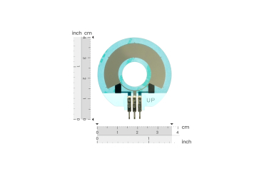 Ultratyndt cirkulært fleksibelt potentiometer (grafen)