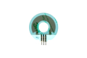 Ultra-thin Circular Flexible Potentiometer (0.45mm Graphene)