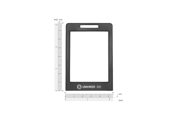 UNIHIKER M10 skærmcover i plast (sort)