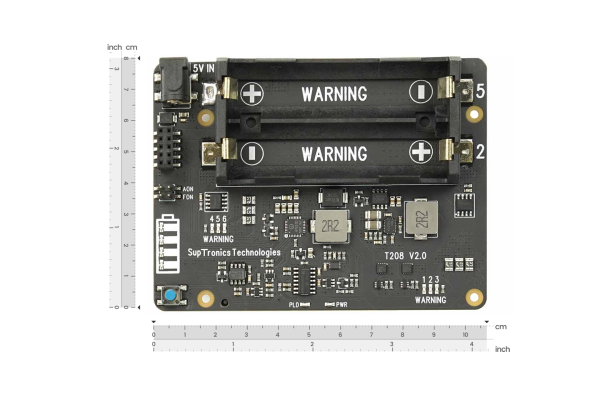 UPS HAT for Jetson Nano, 5.1V 8000mA, Intelligent Power Management