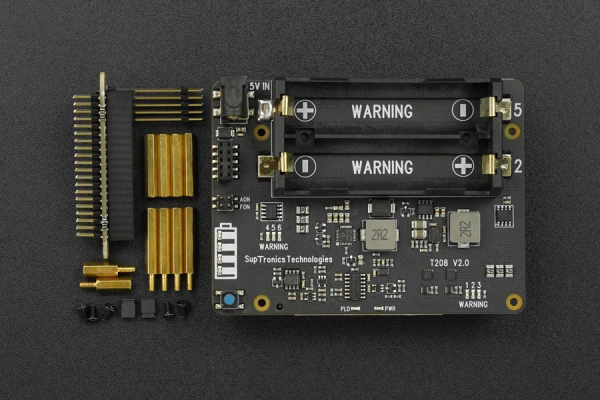 UPS HAT for Jetson Nano, 5.1V 8000mA, Intelligent Power Management