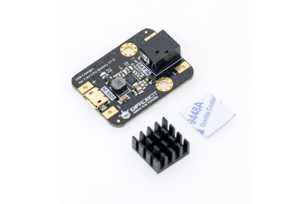 USB Charger, 7.4V LiPo, High Efficiency, 1A, LED Indicator