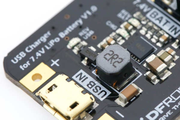 USB Charger, 7.4V LiPo, High Efficiency, 1A, LED Indicator