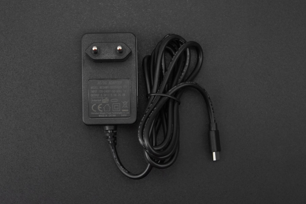 USB Power Supply, Raspberry Pi 5, 5V/5A, EU Standard, CE Certified