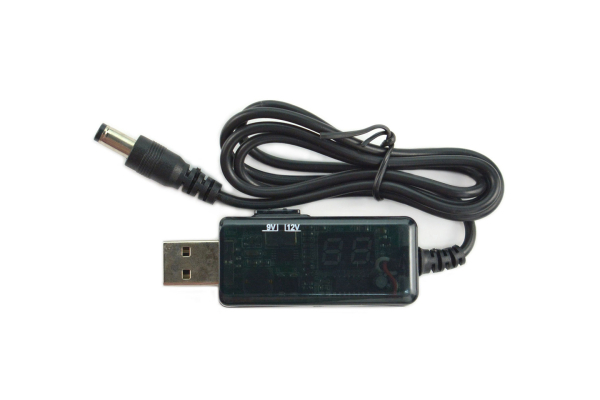 Step-up Boost Converter USB, 5V to 9V/12V, LED Display