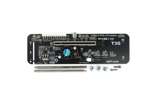 Graphics Card Adapter USB4 to PCIe 4.0 x16, Thunderbolt 4 eGPU, Compatible with LattePanda Sigma