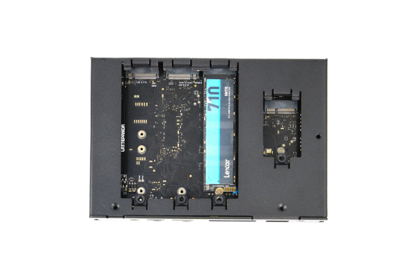 Vertical M.2 Expansion Support Case, Aluminum Alloy, for LattePanda Sigma