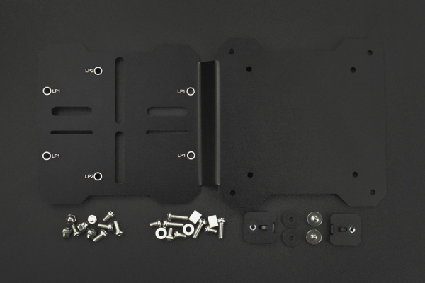VESA Mounting Kit, LattePanda & SBC Cases, Adjustable Hooks, Aluminum