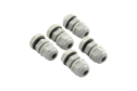 Cable Gland PG-7, Waterproof, IP68, 3-6.5mm, Gray