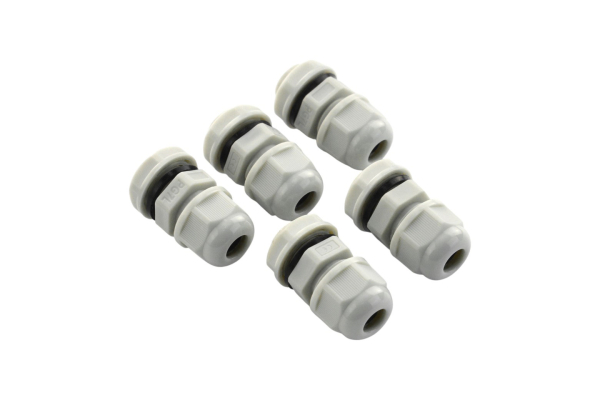 Cable Gland PG-7, Waterproof, IP68, 3-6.5mm, Gray