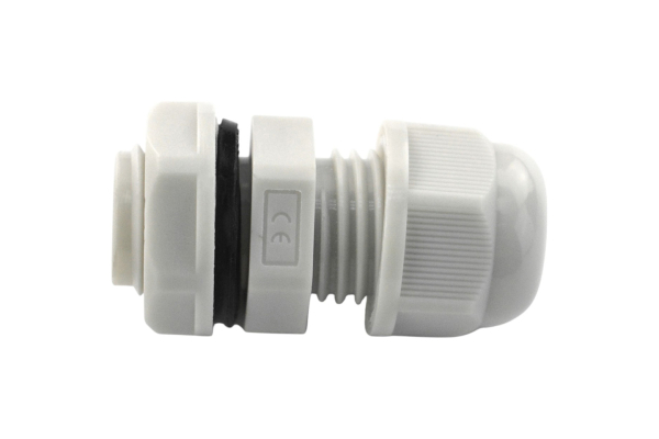 Cable Gland PG-7, Waterproof, IP68, 3-6.5mm, Gray