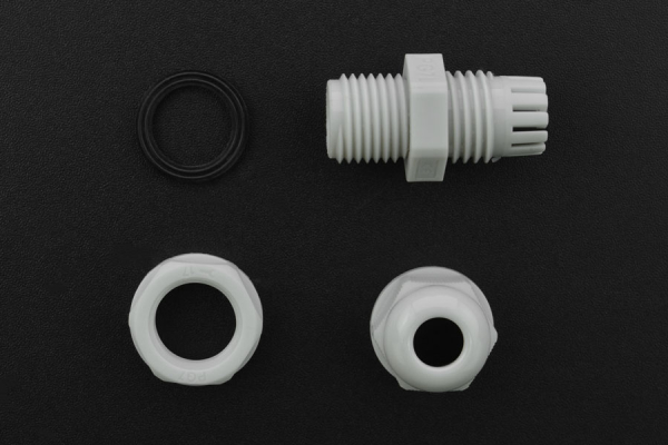 Cable Gland PG-7, Waterproof, IP68, 3-6.5mm, Gray