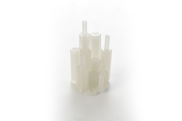 Nylon Screw and Mounting Kit - White, M2, 260 Pieces, Assorted Lengths