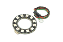 RGB LED Ring Lamp WS2812-12, 12 Beads, Full-Color, Cascadable