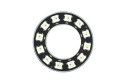 RGB LED Ring Lamp WS2812-12, 12 Beads, Full-Color, Cascadable