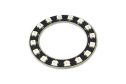 RGB LED Ring Lamp WS2812-16, Full-Color, 1-Wire, Cascadable