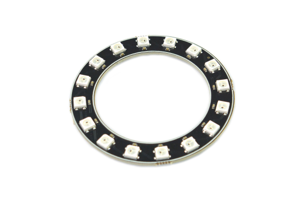 RGB LED Ring Lamp WS2812-16, Full-Color, 1-Wire, Cascadable