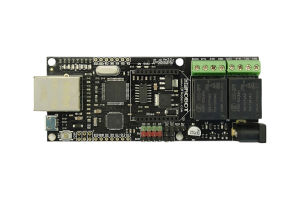 Relay Xboard - Ethernet, Atmega 32u4, 2 Relays, Micro USB