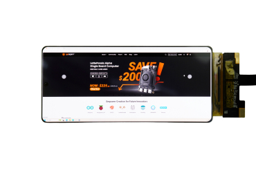 6,67'' fleksibel AMOLED-skærm til LattePanda og Pi