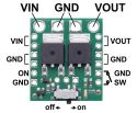 Pololu Big MOSFET Slide Switch (HP) – produktbillede