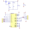 Pololu BD65496MUV DC-motordriver carrier – diagram